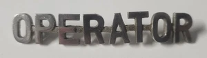 Operator Railroad Uniform Lapel Pin W/ Fast Shipping  - Picture 1 of 5