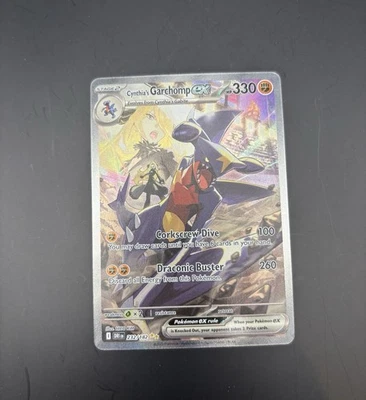 JCC Pokémon Cynthia's Garchomp EX Carta Holo 232/182 Sv10: Rivales Destinos Foto 1 de 2