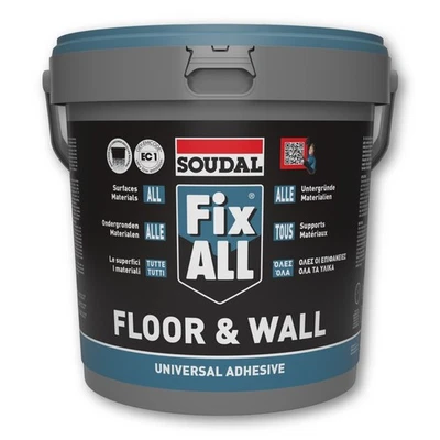 SOUDAL Fix All Floor & Wall Flächenkleber weiß 4 kg Eimer für Wand und Boden - Bild 1 von 2
