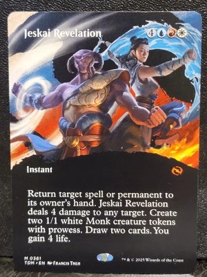 MTG Tarkir Dragonstorm Jeskai Revelation 0361 Non-foil Mythic Showcase Nm-M - Image 1 of 2