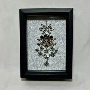 "Caja de sombra de madera negra 8x6x2,75"" joyería collage decoración de pared" - Imagen 1 de 8