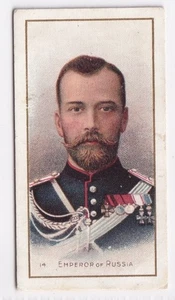 Czar NICHOLAS II EMPEROR OF RUSSIA Vintage RUSSO-JAPANESE WAR Card from 1904 - Picture 1 of 2