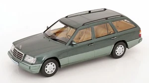 1:18 Triple 9 Mercedes Clase E S214 Estate 1995 verde oscuro metálico - Imagen 1 de 3