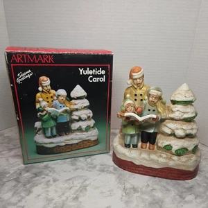 Vtg Artmark Christmas Music Yuletide Carol We wish You A Merry Xmas 1988 Works - Picture 1 of 24