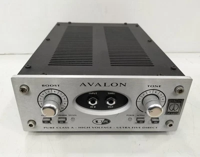 AVALON DESIGN Direct Box U5 Pure Class A Instrument DI-Pre Amplifier Silver - Image 1 of 4