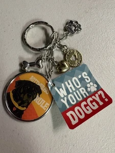 Rottweiler Dog Key Chain Weigh Charms By “Who’s Your Doggy?” - Picture 1 of 3