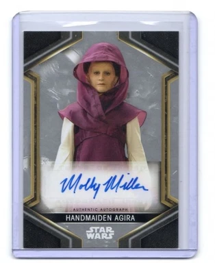 Star Wars Obi-Wan Kenobi SILVER Auto Autograph A-MM Molly Miller Agira #07/25 - Image 1 of 4