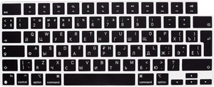 Russian Keyboard Cover Skin for Macbook 2024-2022 Air 13.6" 15" M3 M2 A3113/A311 - Picture 1 of 12