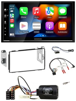 Kenwood DAB USB Bluetooth 2DIN Lenkrad Autoradio für Nissan Qashqai J10 07-13 - Bild 1 von 4