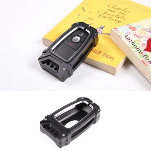 Alloy Black Key Case Trim For Ford F150 /EcoBoost 18+ Bronco Sport /Maverick 22+ - Picture 1 of 13