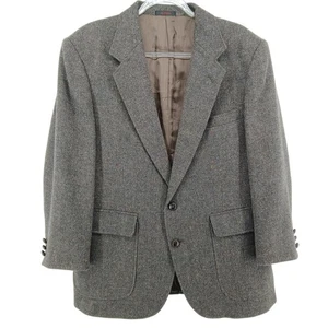 Vintage Barrington Rainbow Speckle Tweed Two Button Sports Coat Blazer Mens XL - Picture 1 of 11