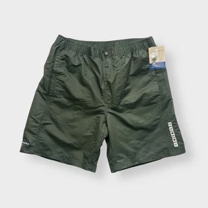 Vtg NOS NWT Y2K adidas Tech Shorts, 3 Logos Pockets, White Tag 2002 Streetwear L - Picture 1 of 9