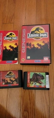 Sega Genesis Jurassic Park And The Lost World: Jurassic Park 2 Video Games OEM - Image 1 of 4