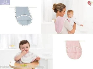 ADEN + ANAIS SILKY SOFT BURPY BIB BURP CLOTH BAMBOO SOFT MUSLIN BABY DRIBBLE x1 - Picture 1 of 13