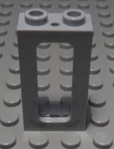 Lego Ventana 1x2x3 New Gris con Cristal Transparente - Imagen 1 de 1