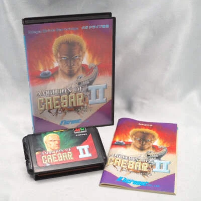 AMBITION OF CAESAR 2 Sega Mega Drive Tested Working NTSC-J MD Simulation - Image 1 of 4