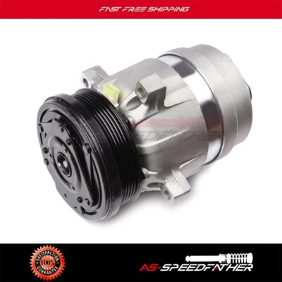 A/C Compressor and Clutch For Pontiac Grand Prix 3.8L 1997 1998 -2003 - Image 1 of 4