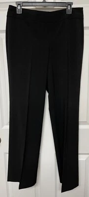 White House Black Market Woman’s Dress Pants, Size 8R Color Black Soot - Image 1 of 4