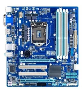 Gigabyte GA-B75M-D3H Rev.1.1 Intel B75 Mainboard Micro ATX Sockel 1155 #33571 - Bild 1 von 2