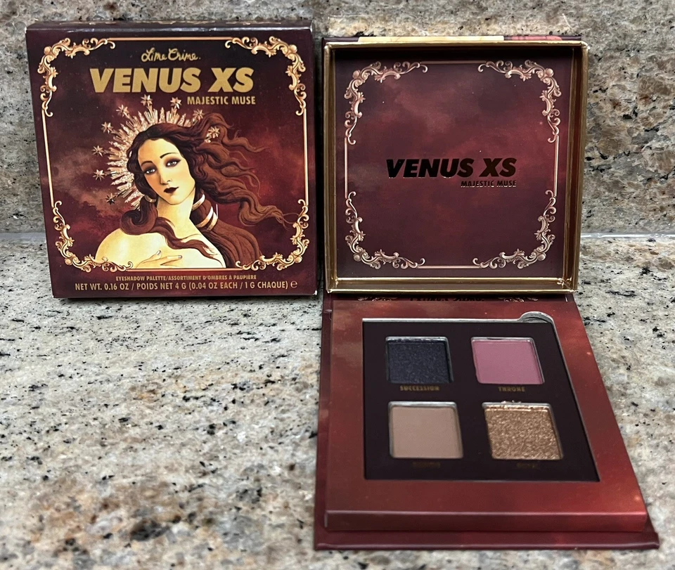 Lime Crime Venus XS 4 Pan Eyeshadow Palette Majestic Muse 4g NIB - Image 1 of 1