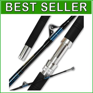 7.5 Feet Glass Graphite Fishing Rod with Stainless Steel Roller Guides - Picture 1 of 10
