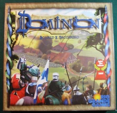 Dominion Deck Building Game, Rio Grande Games (2009) Complete Unpunched - Image 1 of 4