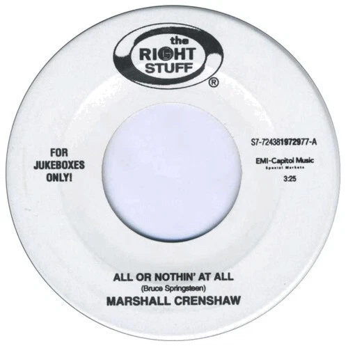 Marshall Crenshaw / The Knack - All Or Nothin'.../ Don't Look Back (7" Single) - Image 1 of 1