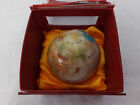 Small Tabletop Paperweight Ornament Semi Precious Stone Gemstone World Globe Map