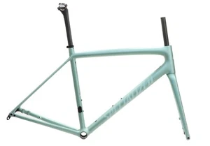 2023 Specialized Aethos Carbon Frameset 54cm Satin Metallic White Sage NEW - Picture 1 of 9