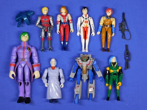 ROBOTECH VINTAGE LOT OF 8 FIGURES MATCHBOX HARMONY GOLD RICK HUNTER Cover