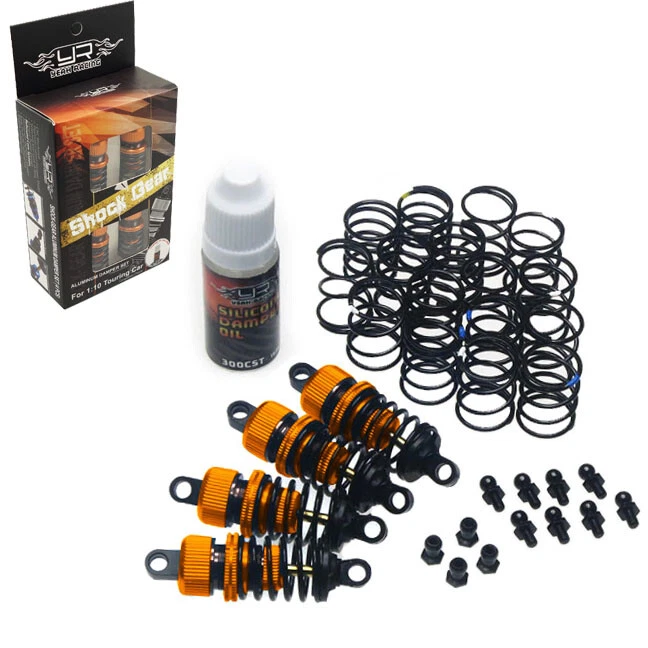 NEW Yeah Racing DSG-0055OR Orange Shocks 55mm Damper Shock (4) for 1/10 Touring - Image 1 of 1