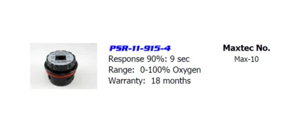 Analytical Industries PSR-11-915-4 Maxtec MAX-10 / R112P10 Mercury Medical