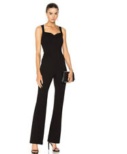 L’agence Shay Jumpsuit S Black Ponte Knit Open Back Cocktail ASO RHOBH Women’s