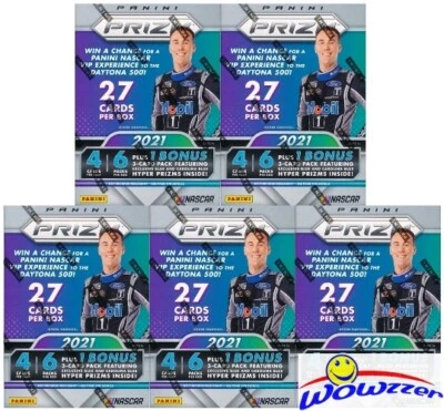 (5) 2021 Panini PRIZM Nascar Racing EXCLUSIVE Sealed Blaster Box-HYPER PRIZMS! - Image 1 of 3