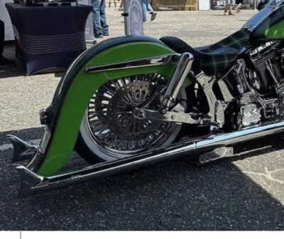 Chicano Cholo style Harley Davidson Softail 6" Stretched Rear Fender - Image 1 of 4