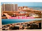 Playas de Mata / Spanien / Espana. Alte Zweibild AK farbig. gel. 1988. Gebäudean