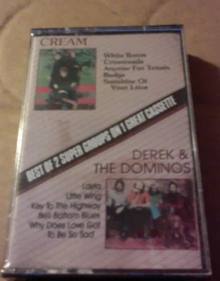 RARE SEALED KTEL Cassette Tape Best of Cream / Derek & the Dominos Eric Clapton - Image 1 of 4