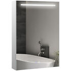 Spiegelschrank Bad mit Beleuchtung, LED Badezimmerschrank mit Touch-Schalter