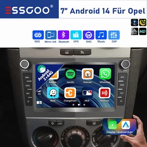 Android14 Apple Carplay Autoradio GPS Nav BT Für Opel Astra H Corsa C/D Zafira B - Bild 1 von 15