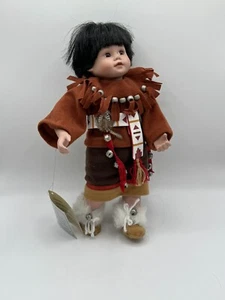 Vintage Danbury Mint Little Eagle Dancer 12" Porcelain Doll by Elke Hutchens - Picture 1 of 4