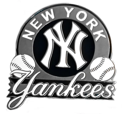 Yankee Pins NYY Pin New York Yankees Pin Twin Baseballs Logo Licensed MLB Pin - Image 1 of 3