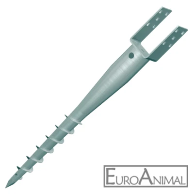 3 Stück Krinner U-FIX 71 Bodendübel 71mm Schraubfundament Bodenanker Bodenhülse