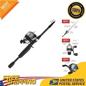 Versatile 33 Spinning Reel & Telescopic Rod - Smooth Performance Fishing Combo - Picture 1 of 12