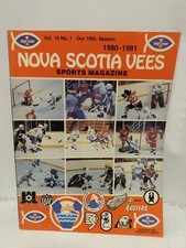 Hockey AHL Nova Scotia Vees - Nova Scotia Voyageurs sports magazine 1980-1981 