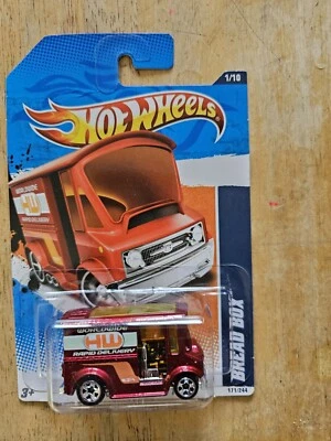 Hot Wheels 2011 1/10 HW City Works '11 Bread Box 171/244 (rojo) Foto 1 de 3