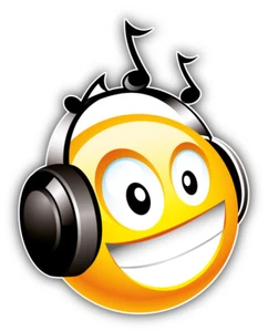 Smile Kopfhörer Auto Autoaufkleber Aufkleber - Bild 1 von 1