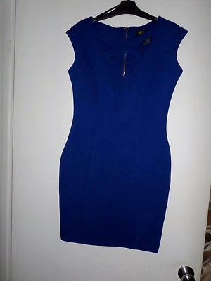 Vestido vaquero acanalado Kardashian Kollection para mujer Foto 1 de 2