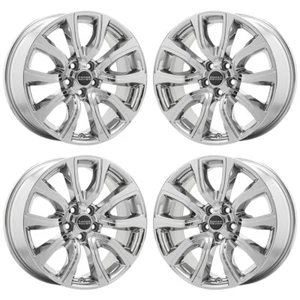 18" Land Rover Range Rover Evoque Bright Chrome wheels rim OEM 72256 EXCHANGE - Picture 1 of 8