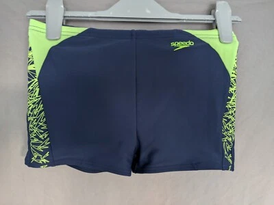 Speedo Tronchetti Ragazzo 12 Anni Navy E Giallo Neon - Immagine 1 di 4