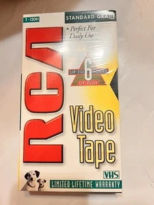 4 Sets of 2 - RCA T-120 Blank VHS VCR Tapes 6 hour Video Cassette Sealed NOS - Picture 1 of 2